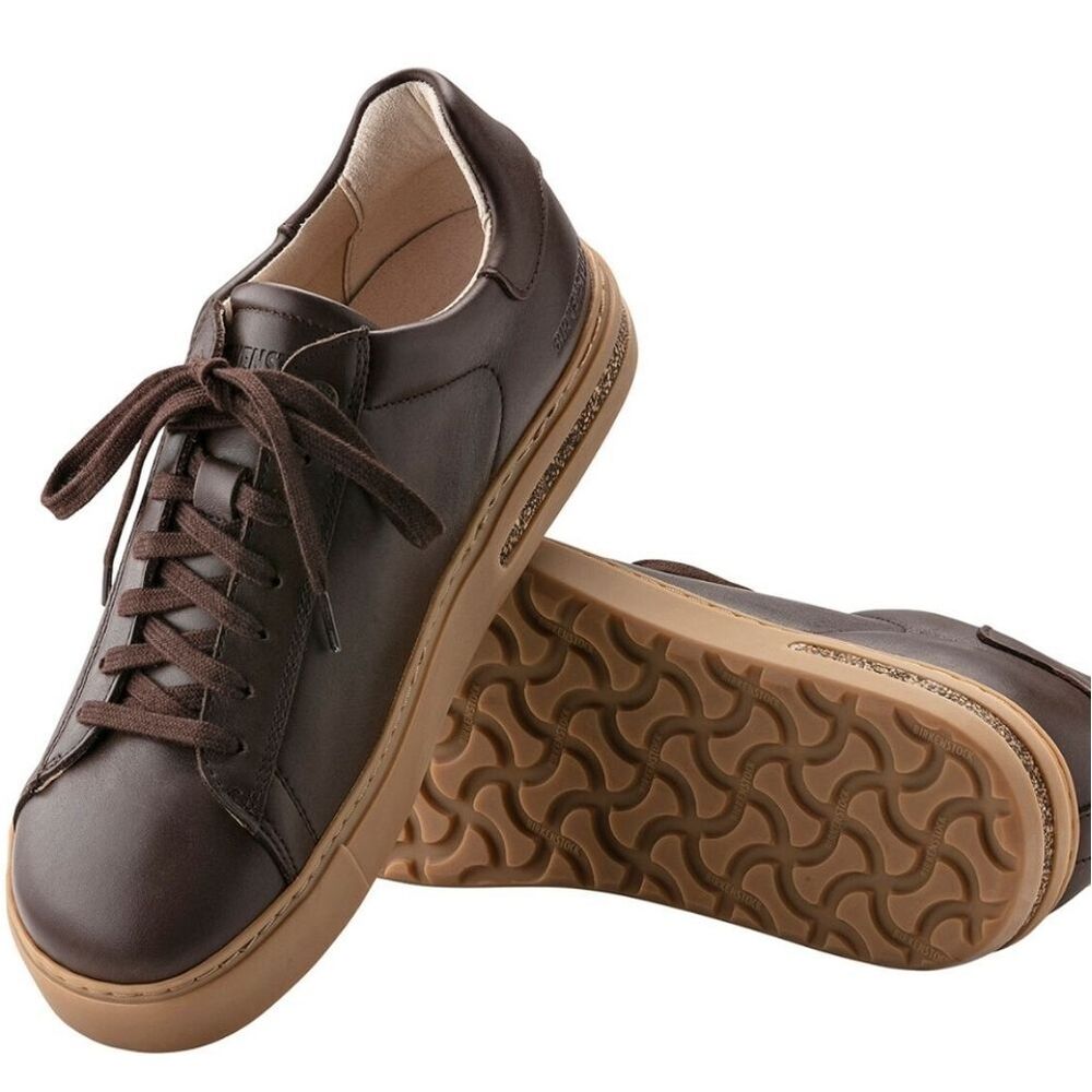 Birkenstock Bend Limited Edition Leather Sneakers- Roast
